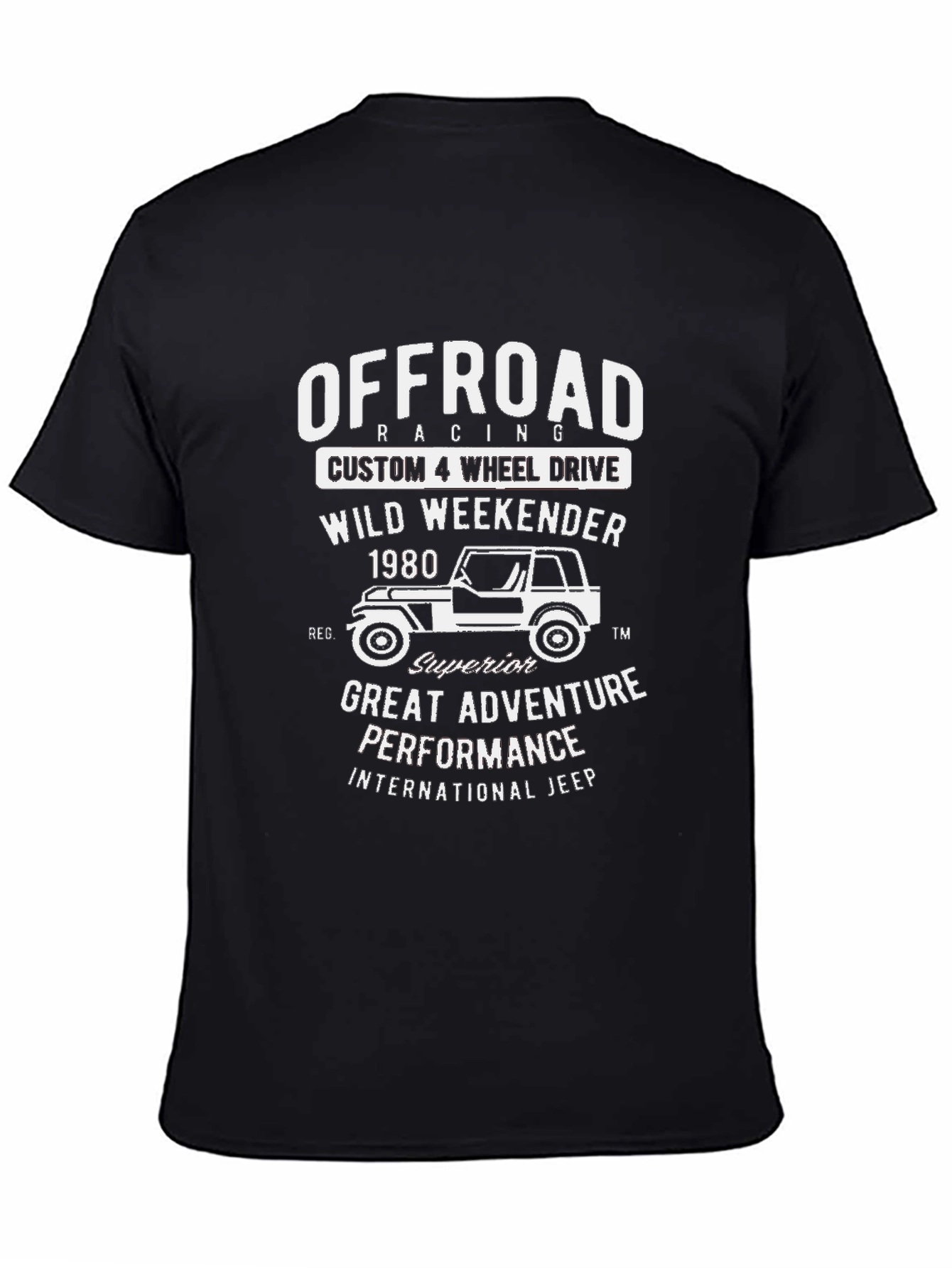 Offroad Racing Tee - Custom 4 Wheel Drive Design