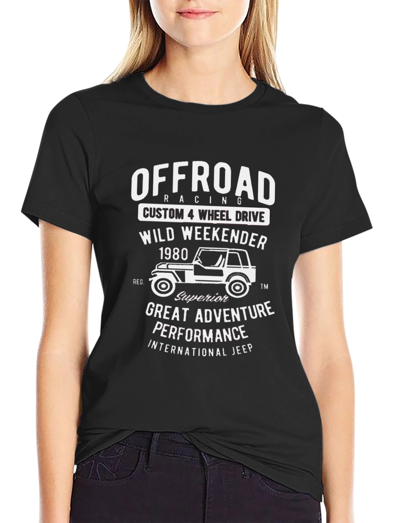 Offroad Racing Tee - Custom 4 Wheel Drive Design