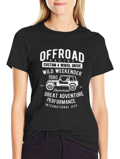 Offroad Racing Tee - Custom 4 Wheel Drive Design