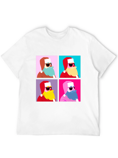 Retro Santa T-Shirt - Holiday Style
