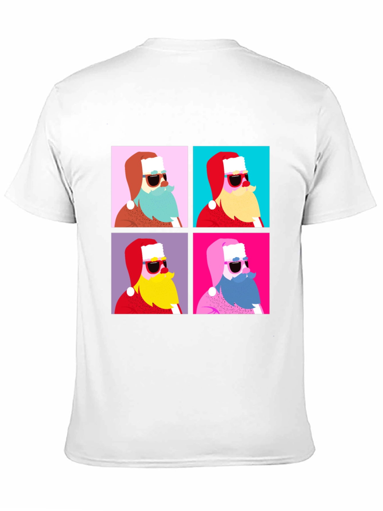 Retro Santa T-Shirt - Holiday Style
