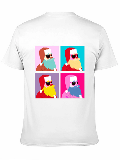 Retro Santa T-Shirt - Holiday Style