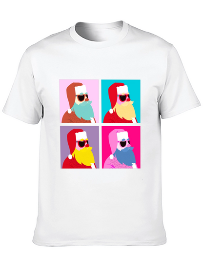 Retro Santa T-Shirt - Holiday Style