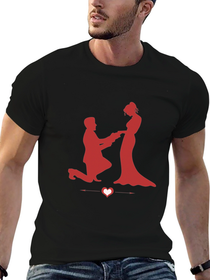 Romantic Proposal Graphic Tee