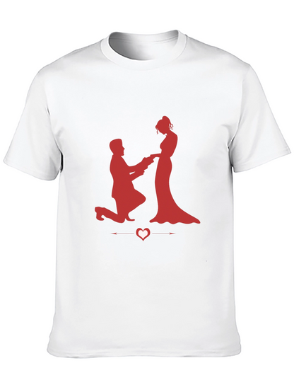 Romantic Proposal Graphic Tee