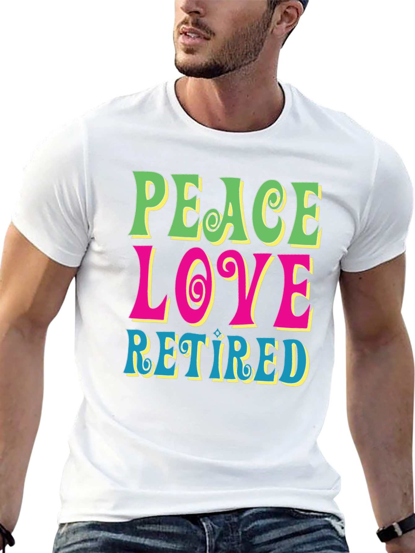 Peace Love Retired Graphic Tee