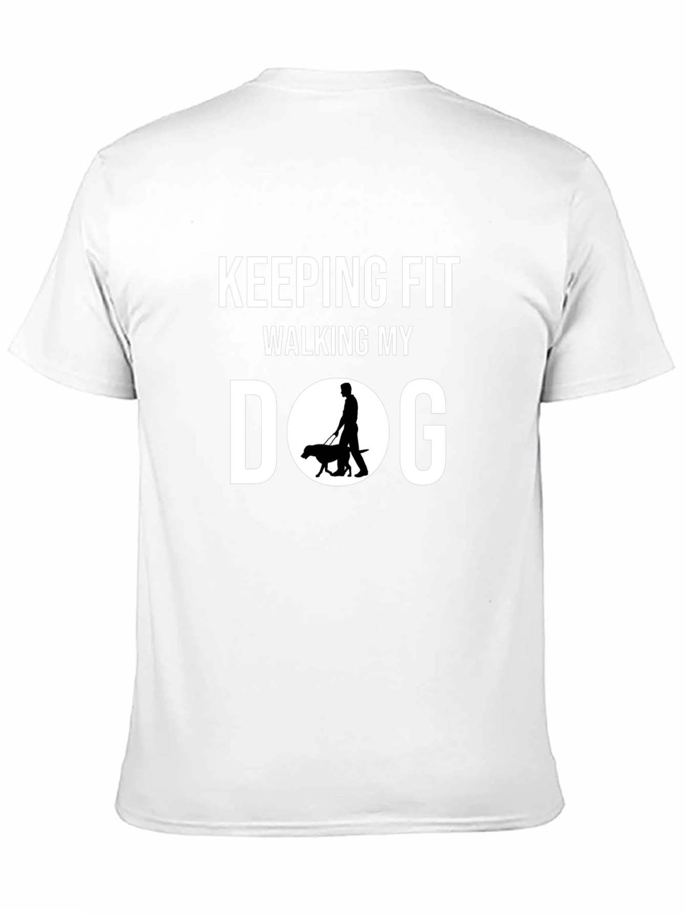 Keeping Fit Walking My Dog Graphic Tee