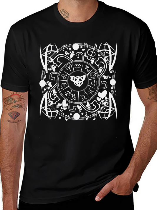 Wiccan Zodiac T-Shirt - Witchcraft Occult Tee