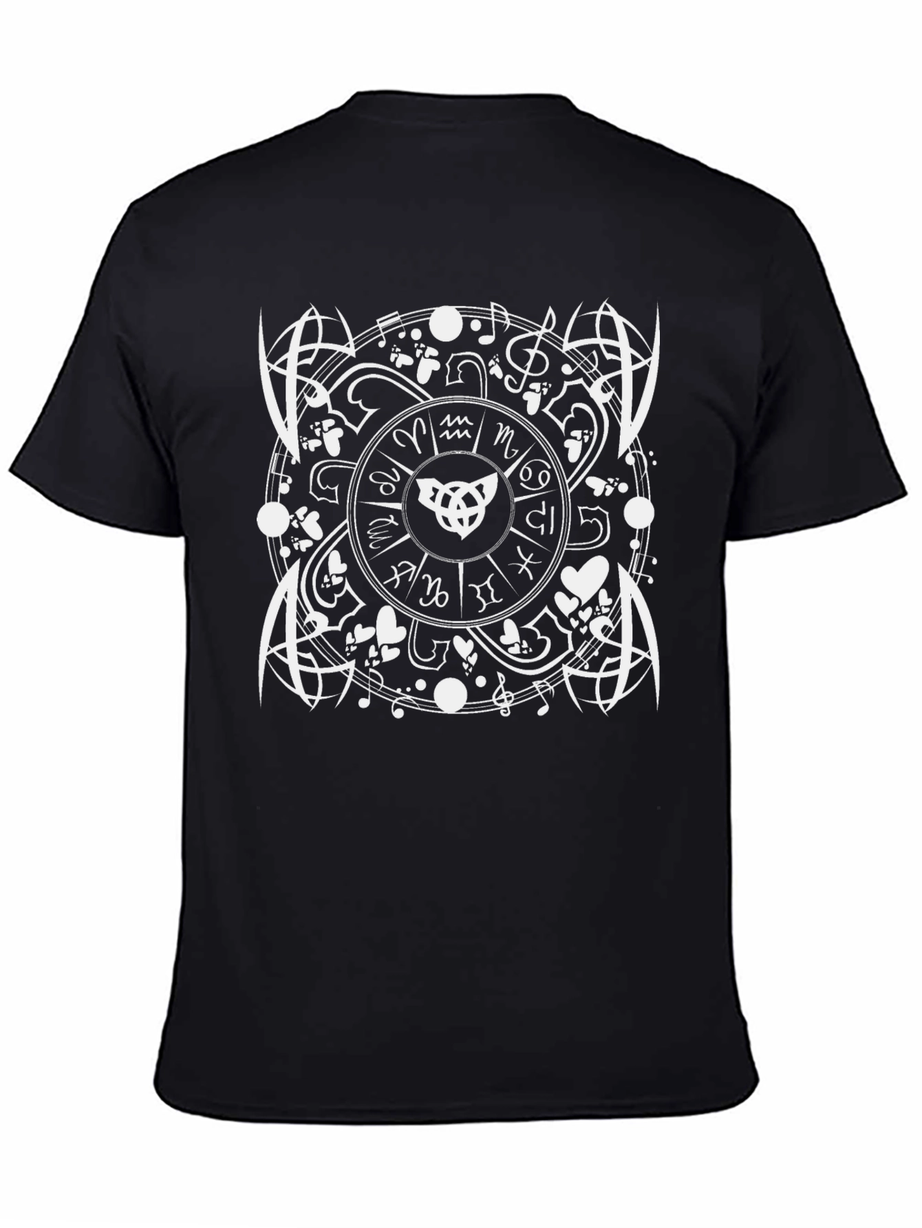 Wiccan Zodiac T-Shirt - Witchcraft Occult Tee
