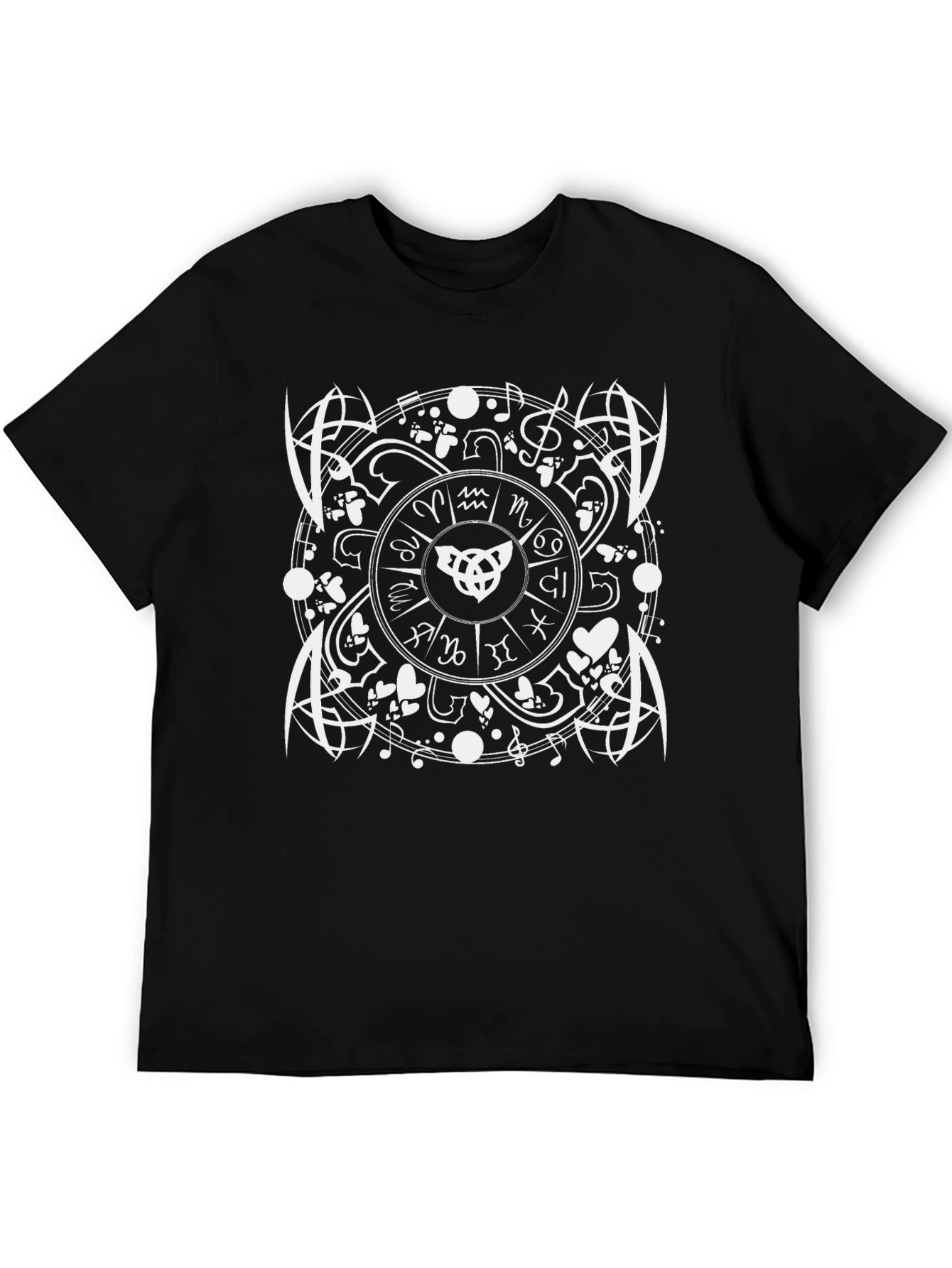 Wiccan Zodiac T-Shirt - Witchcraft Occult Tee