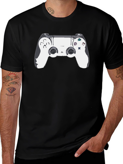 Gaming Controller Graphic Tee - Black