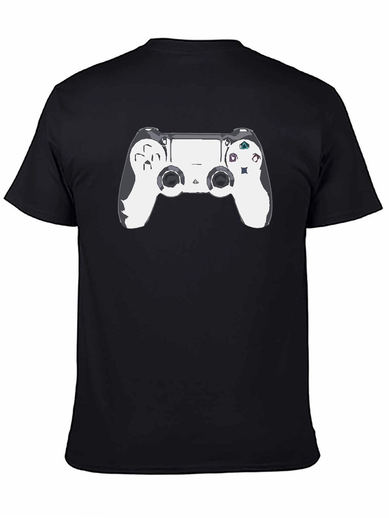 Gaming Controller Graphic Tee - Black