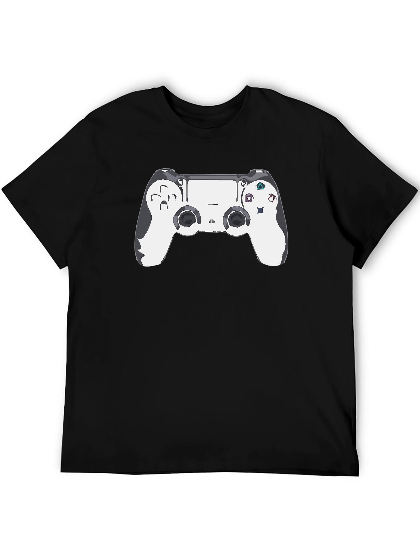 Gaming Controller Graphic Tee - Black
