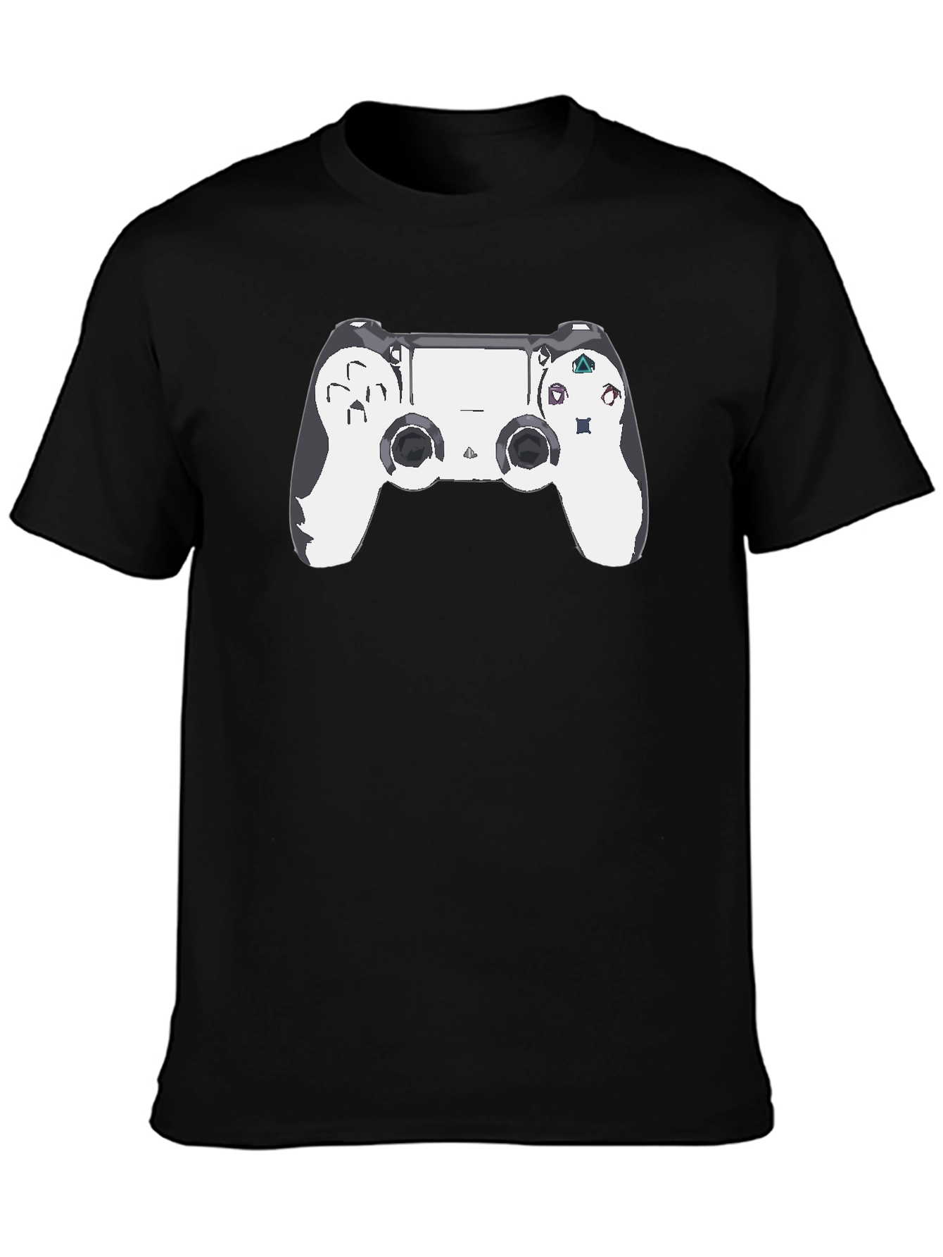 Gaming Controller Graphic Tee - Black