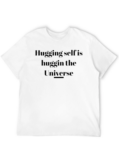 Hugging Self Universe Black T-Shirt