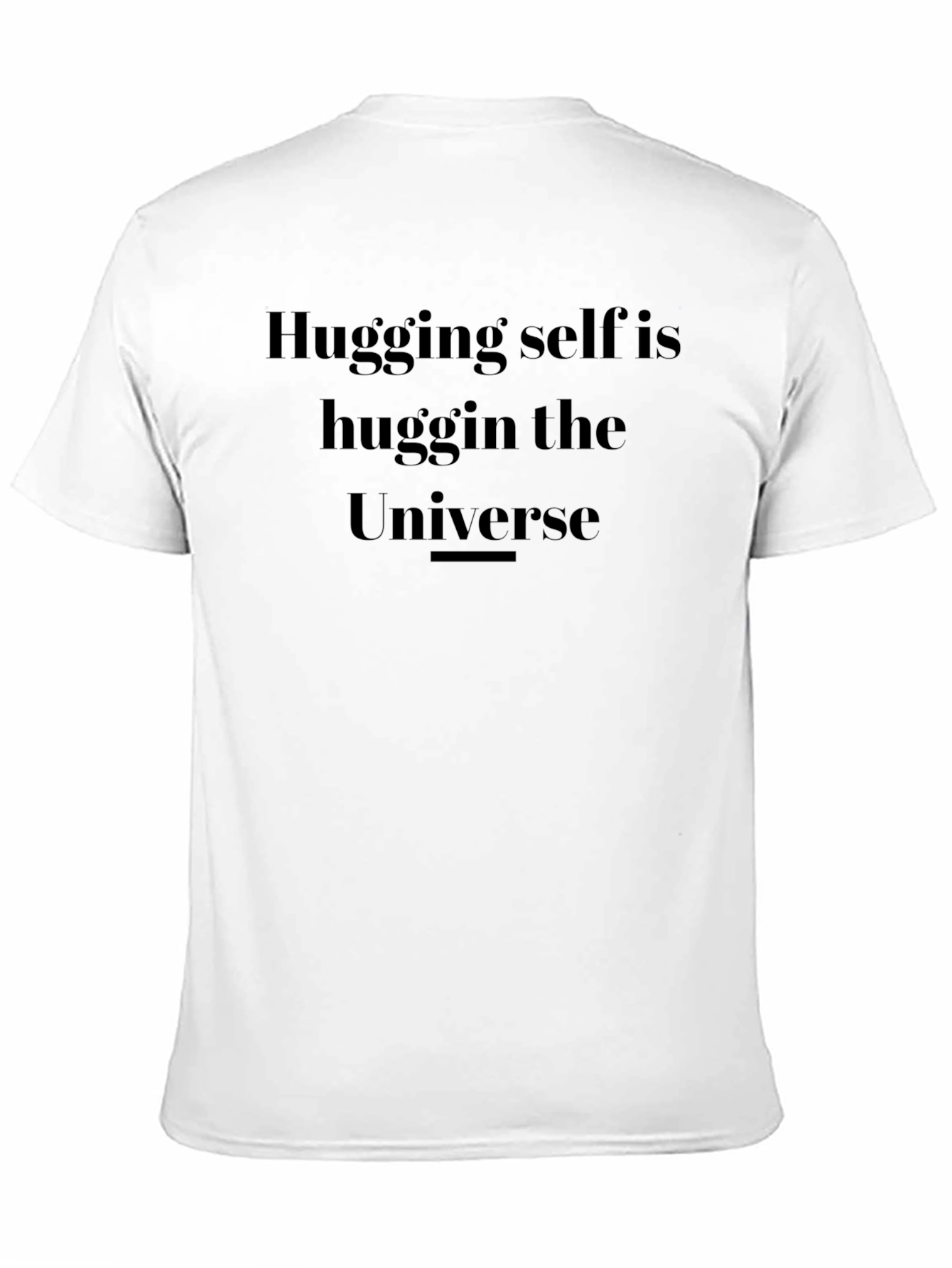 Hugging Self Universe Black T-Shirt
