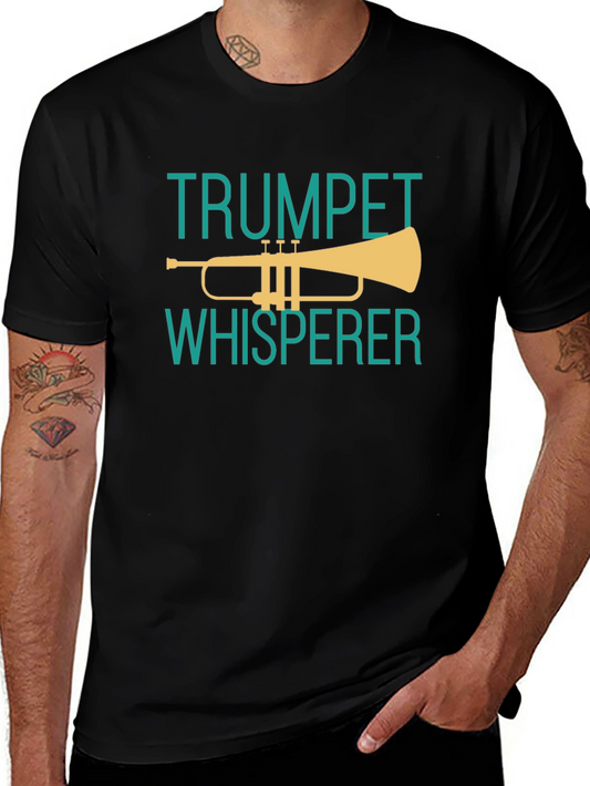 Trumpet Whisperer Graphic Tee - Music Lovers T-Shirt
