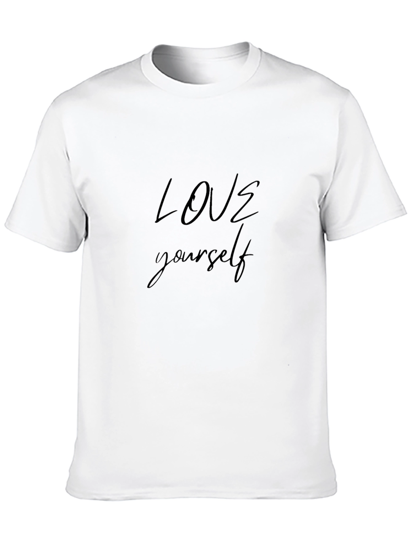 Love Yourself Black Graphic T-Shirt