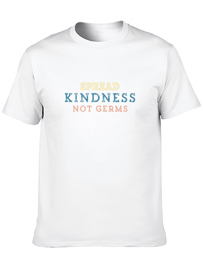 Spread Kindness Not Germs Black Graphic Tee