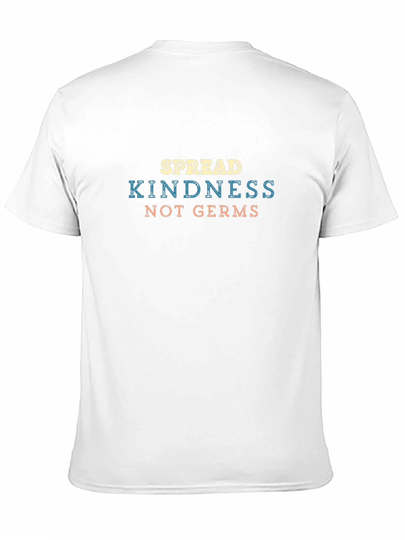 Spread Kindness Not Germs Black Graphic Tee