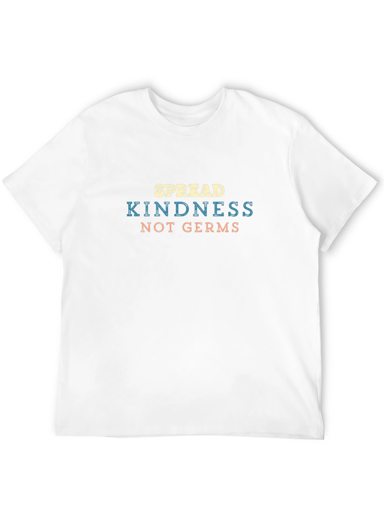 Spread Kindness Not Germs Black Graphic Tee