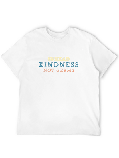 Spread Kindness Not Germs Black Graphic Tee