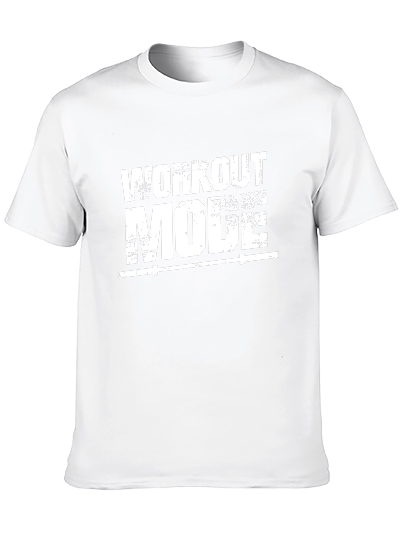 Workout Mode Black Graphic T-Shirt