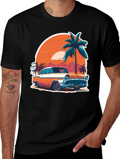 Classic Car Graphic Tee - Retro Style