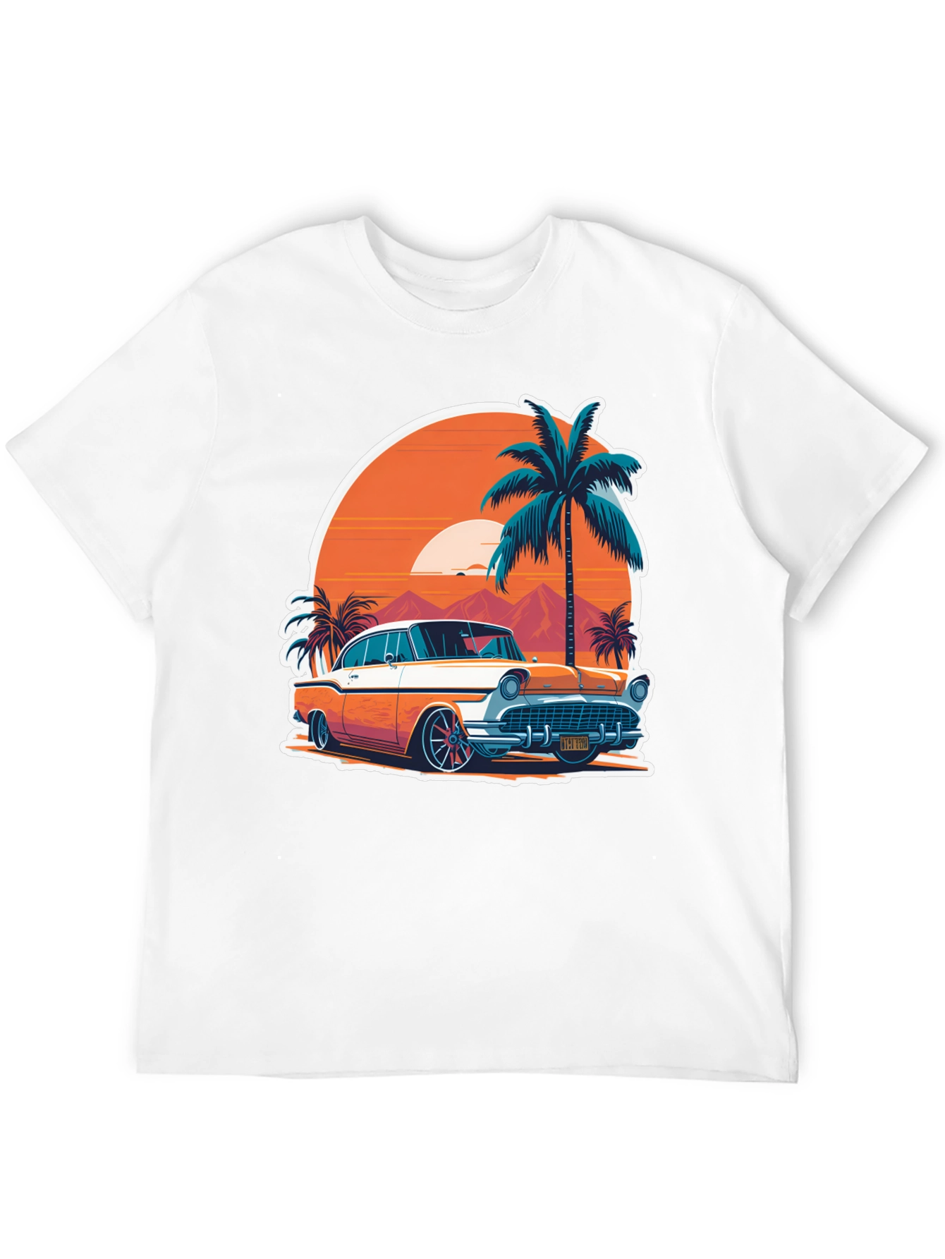 Classic Car Graphic Tee - Retro Style