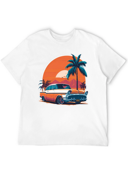 Classic Car Graphic Tee - Retro Style