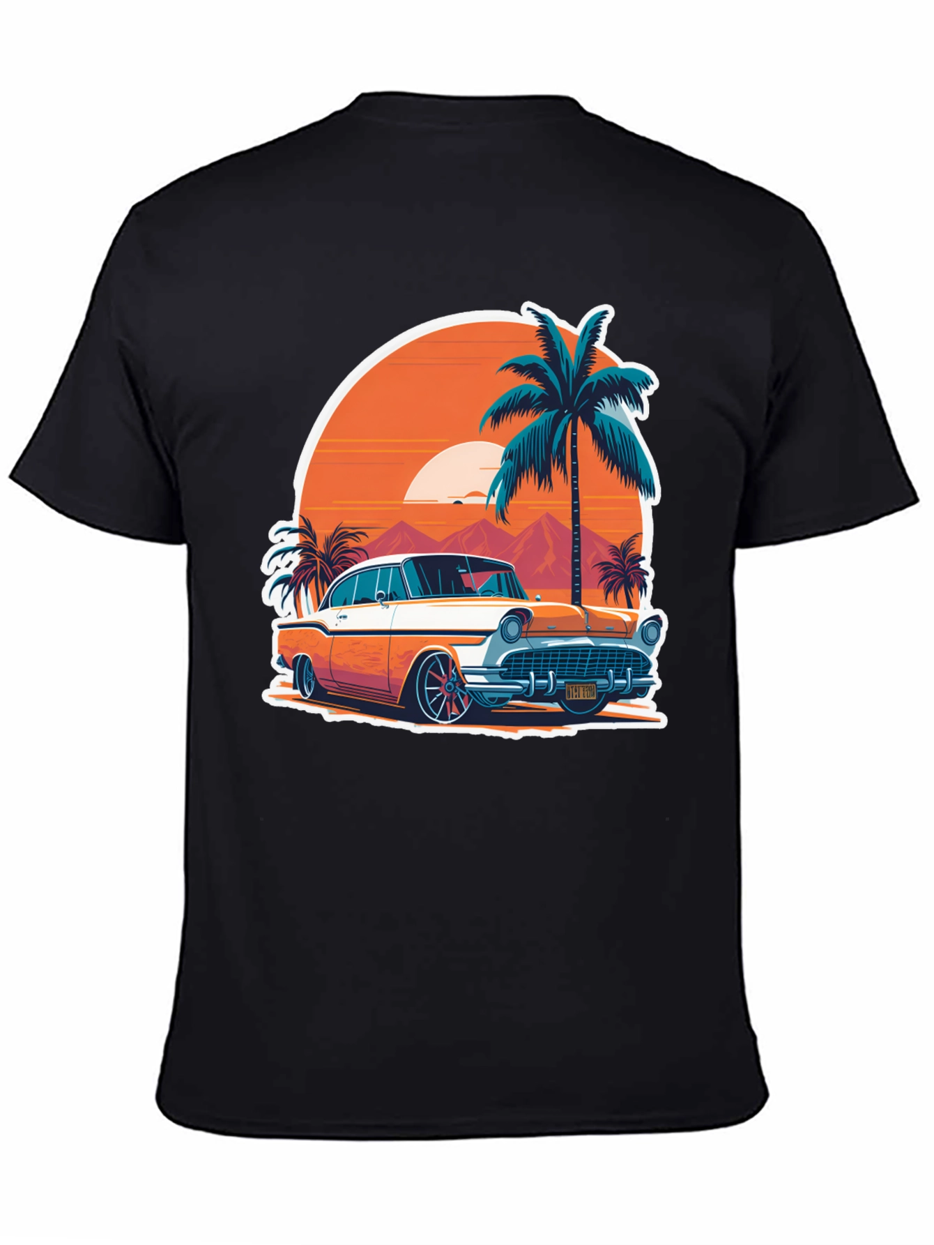 Classic Car Graphic Tee - Retro Style