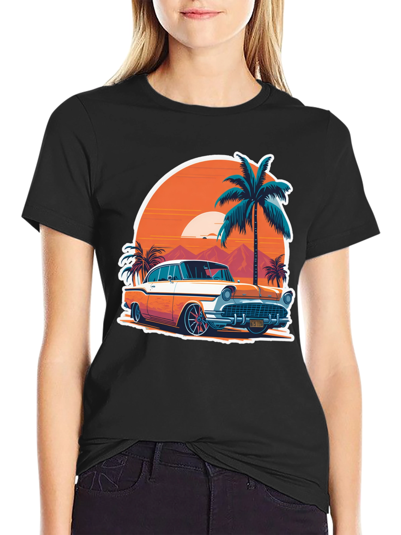 Classic Car Graphic Tee - Retro Style