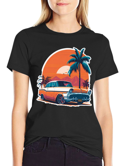 Classic Car Graphic Tee - Retro Style
