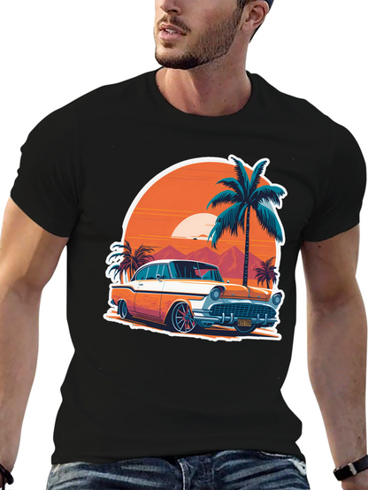 Classic Car Graphic Tee - Retro Style