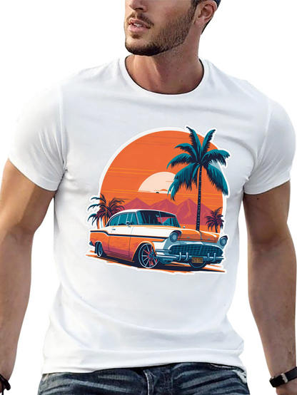 Classic Car Graphic Tee - Retro Style