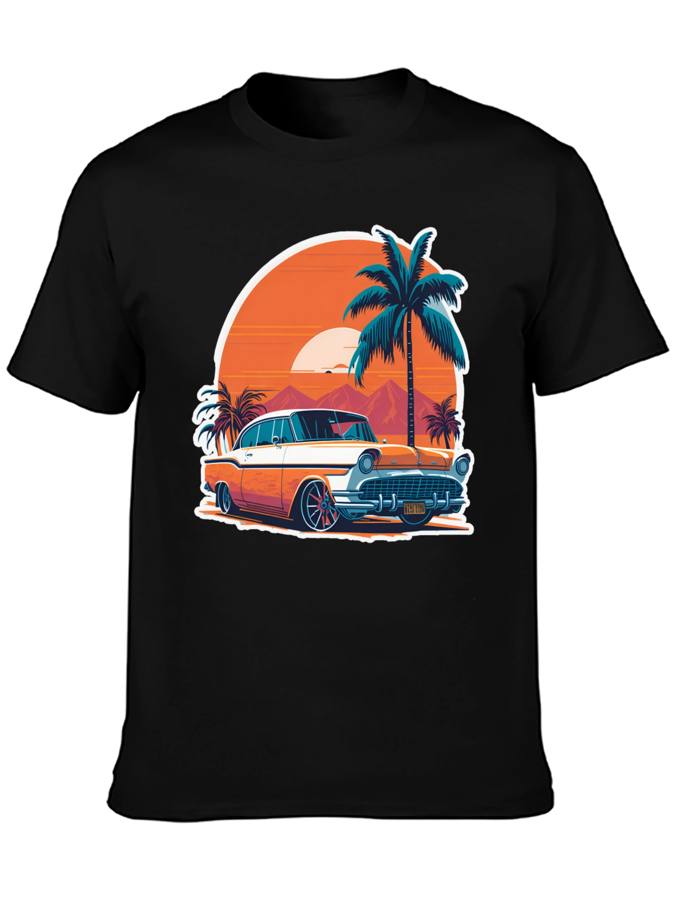 Classic Car Graphic Tee - Retro Style