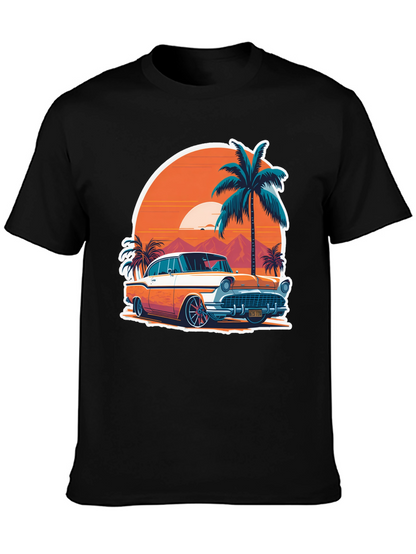 Classic Car Graphic Tee - Retro Style