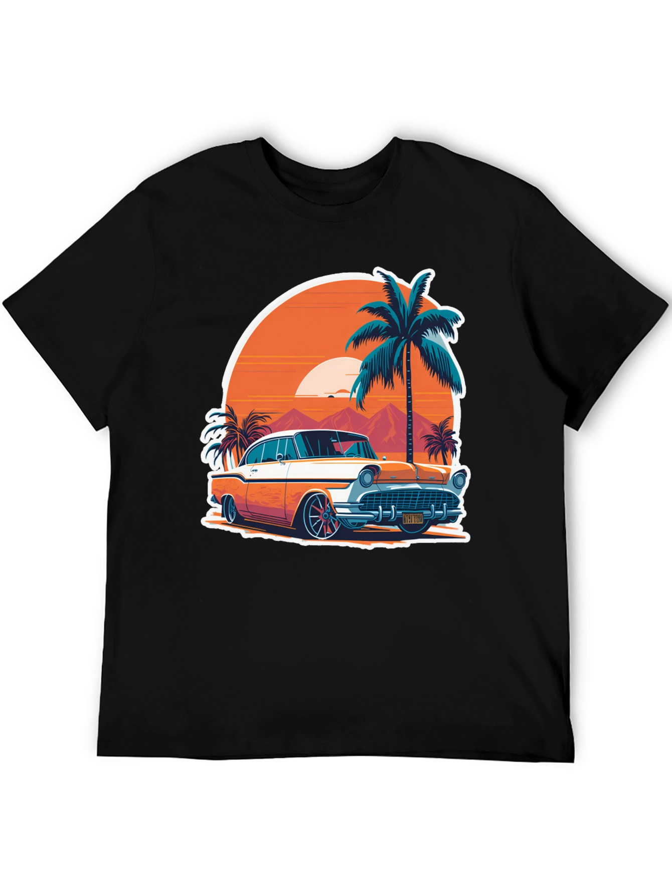 Classic Car Graphic Tee - Retro Style