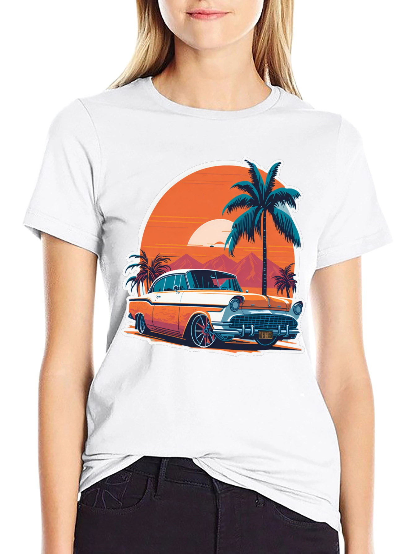 Classic Car Graphic Tee - Retro Style