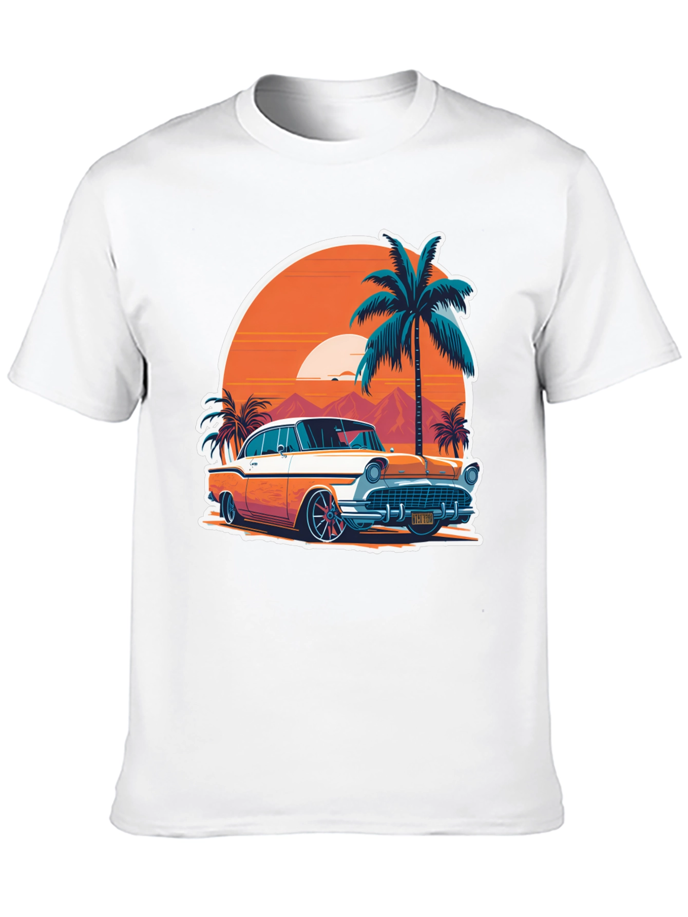 Classic Car Graphic Tee - Retro Style