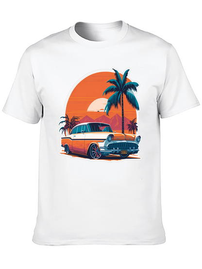 Classic Car Graphic Tee - Retro Style