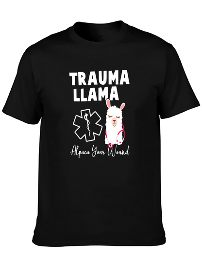 Trauma Llama T-Shirt - Alpaca Your Wound