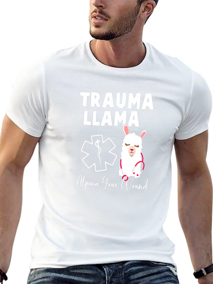 Trauma Llama T-Shirt - Alpaca Your Wound