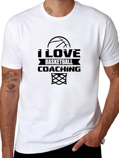 I Love Basketball Coaching T-Shirt