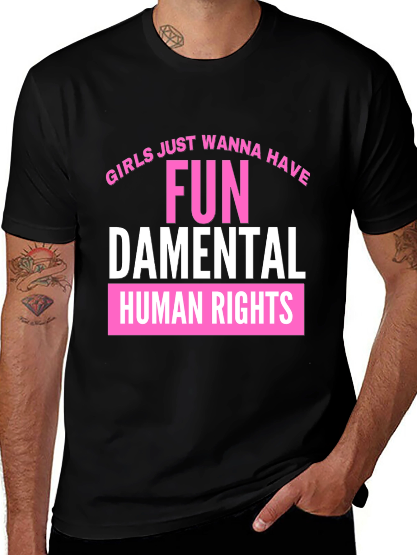 Fun-damental Rights Tee - Empowering Graphic T-Shirt