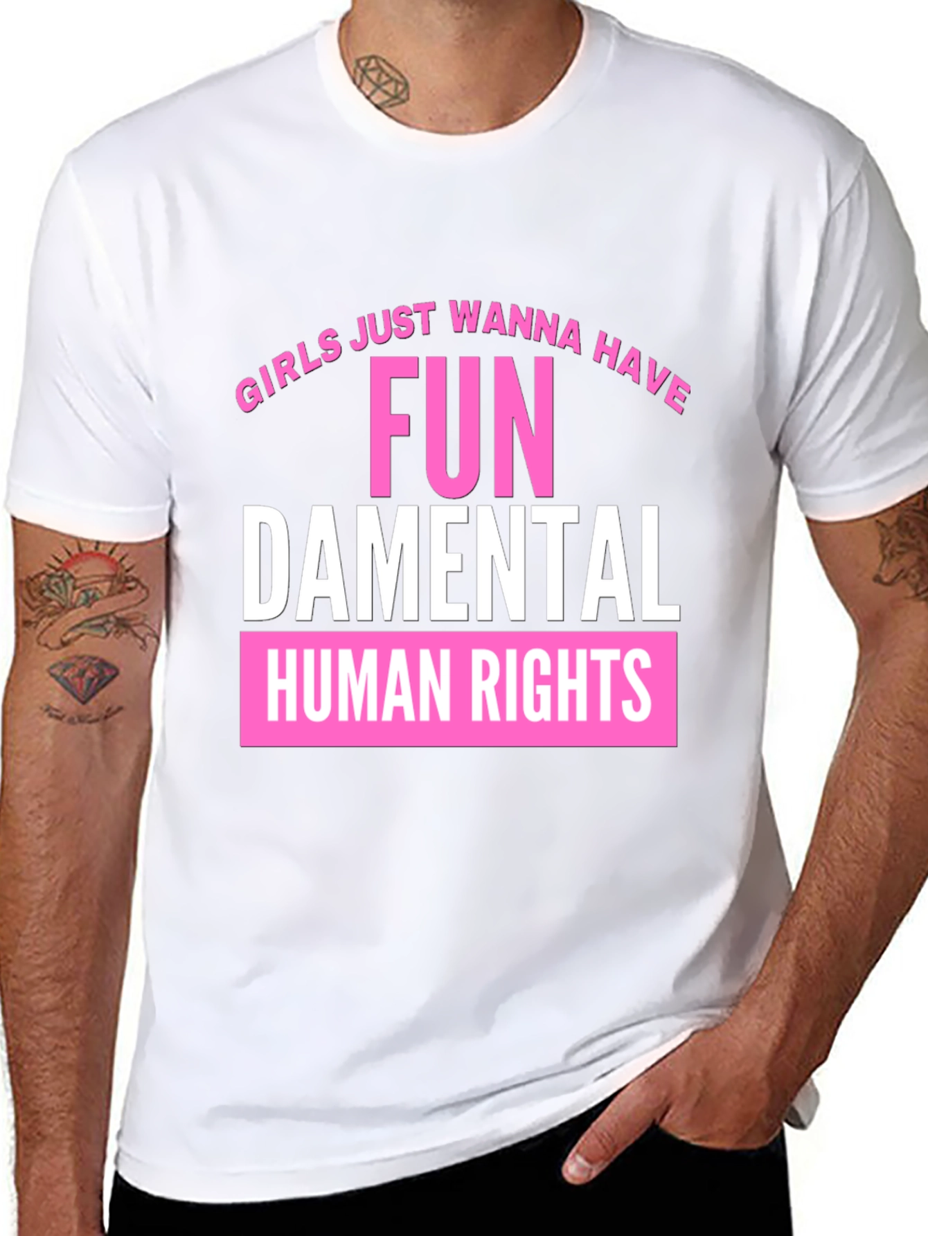 Fun-damental Rights Tee - Empowering Graphic T-Shirt