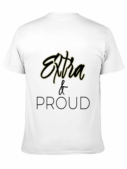 Extra & Proud Graphic T-Shirt - Black
