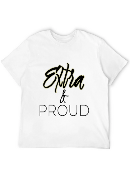 Extra & Proud Graphic T-Shirt - Black