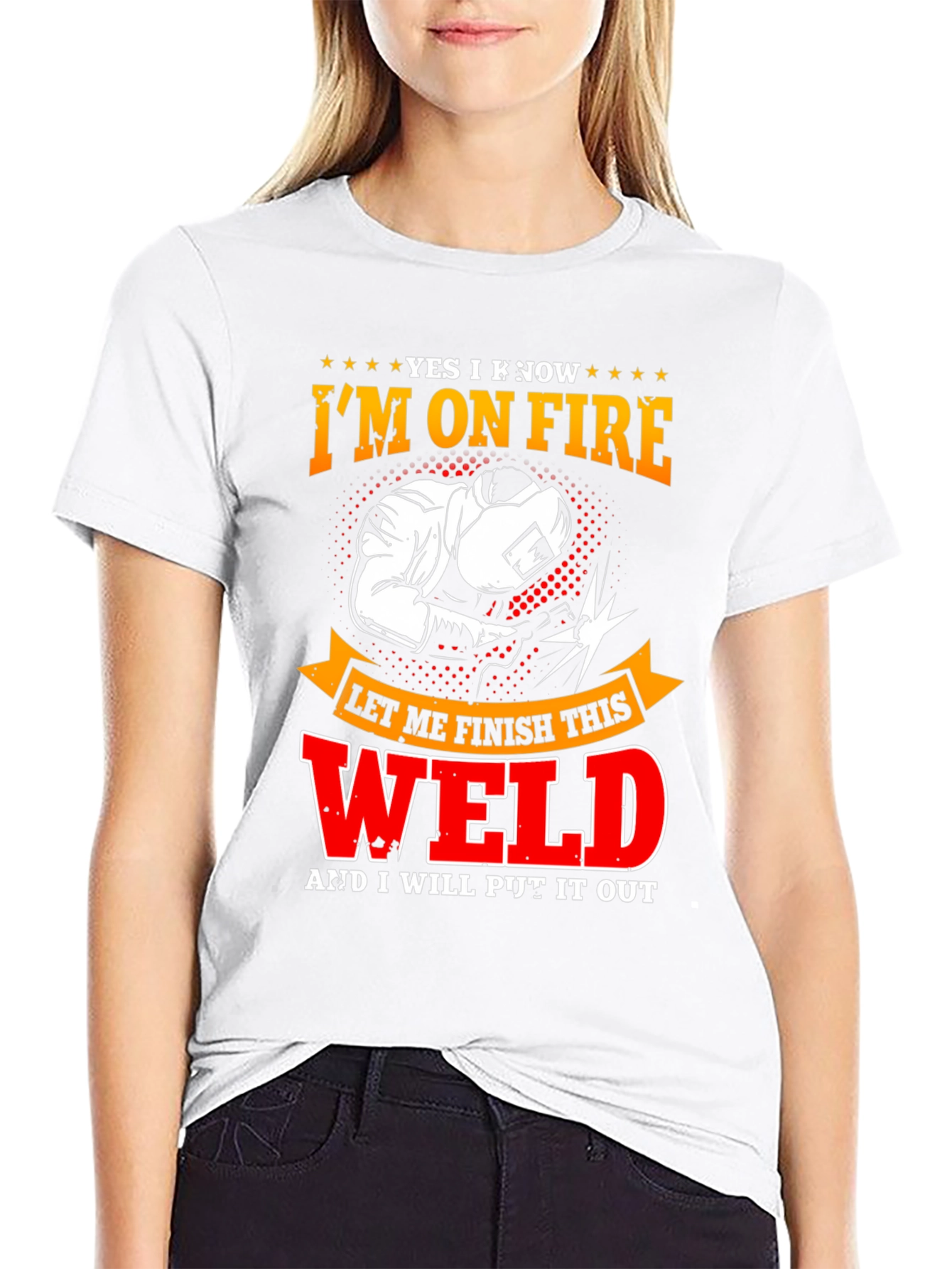 Im On Fire Welder T-Shirt