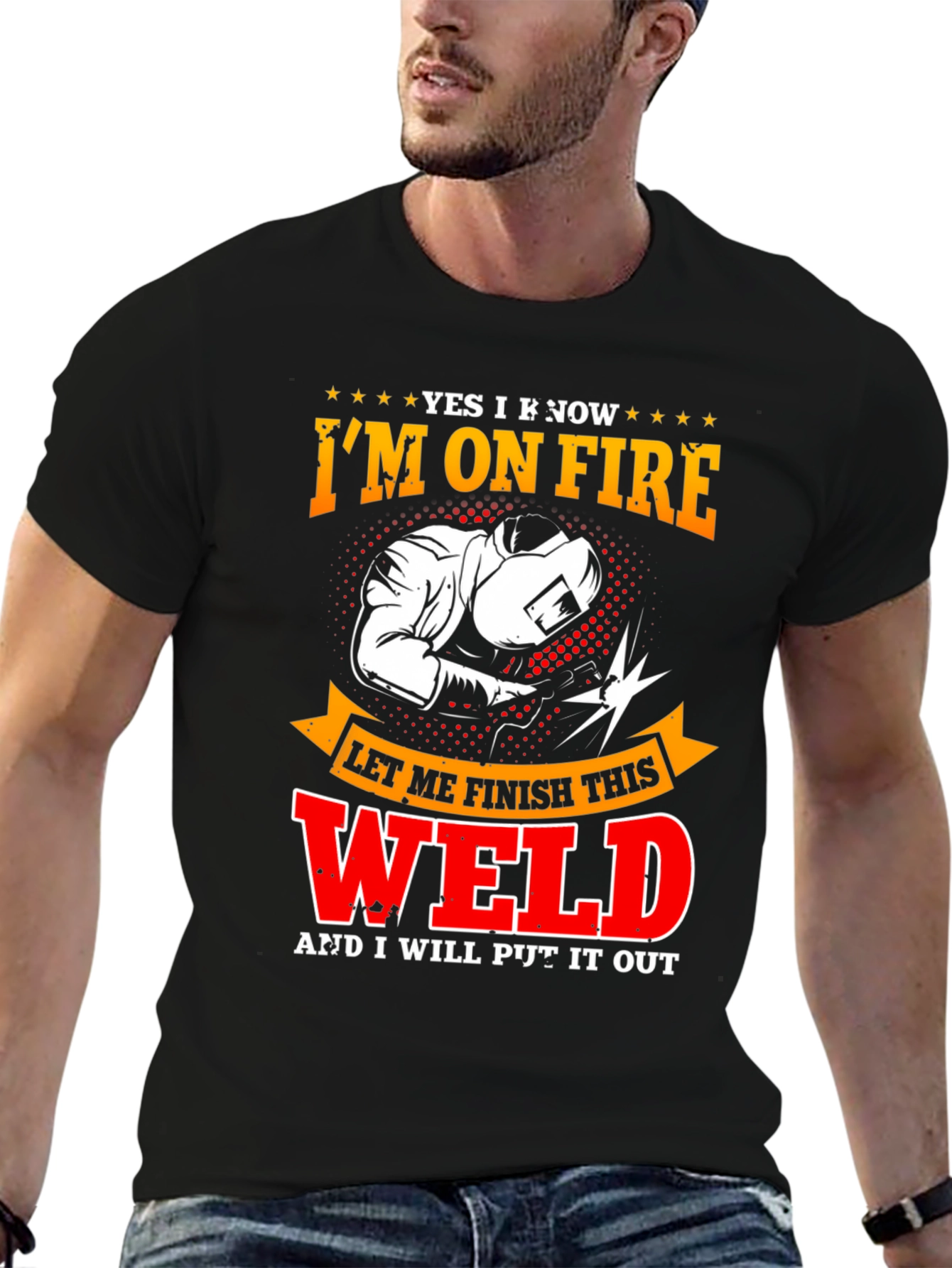 Im On Fire Welder T-Shirt